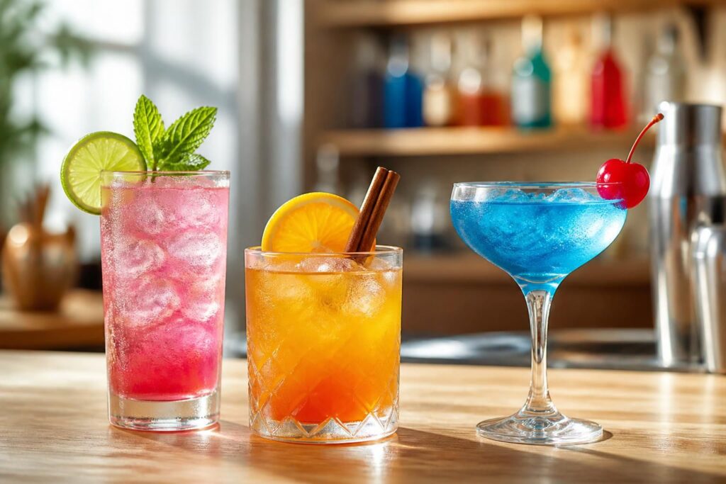 découvrez 3 mocktails rafraîchissants et originaux, des cocktails sans alcool qui impressionneront à coup sûr lors de vos prochaines soirées.