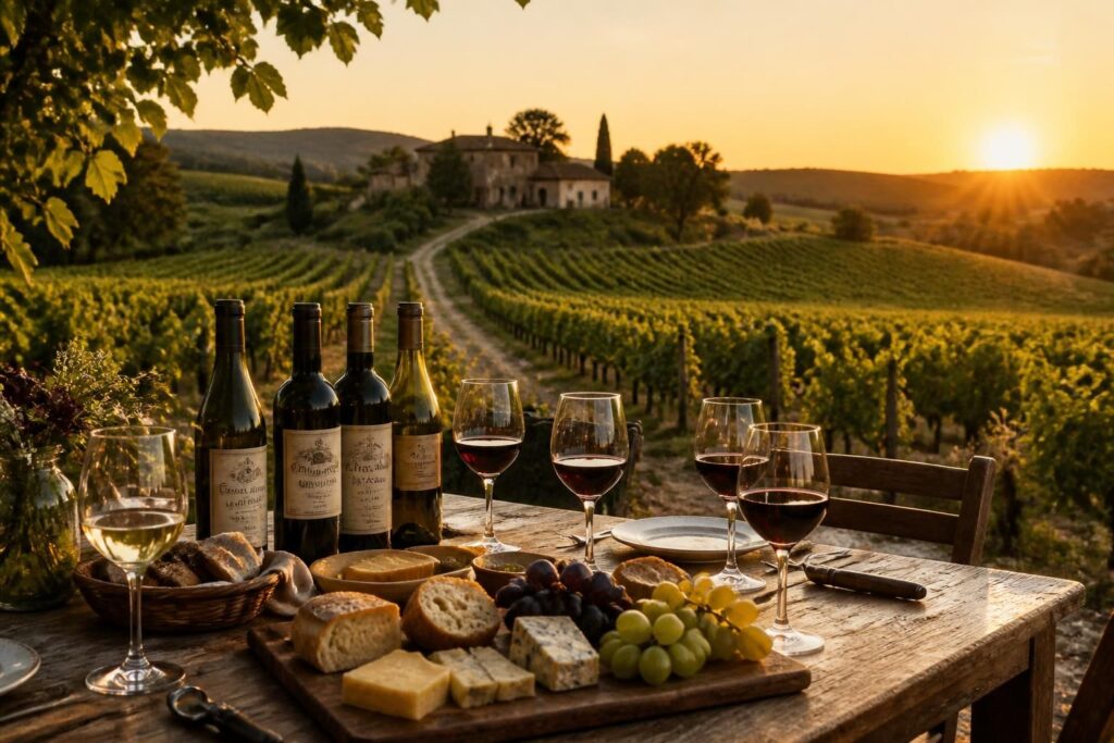 partez pour une escapade œnotourisme et découvrez un week-end inoubliable dans un vignoble proche de chez vous, entre dégustations, visites et paysages authentiques.