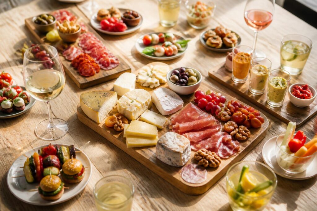 découvrez nos idées pour un apéro parfait avec des planches variées, du finger food délicieux et des astuces simples pour recevoir sans stress et en toute convivialité.