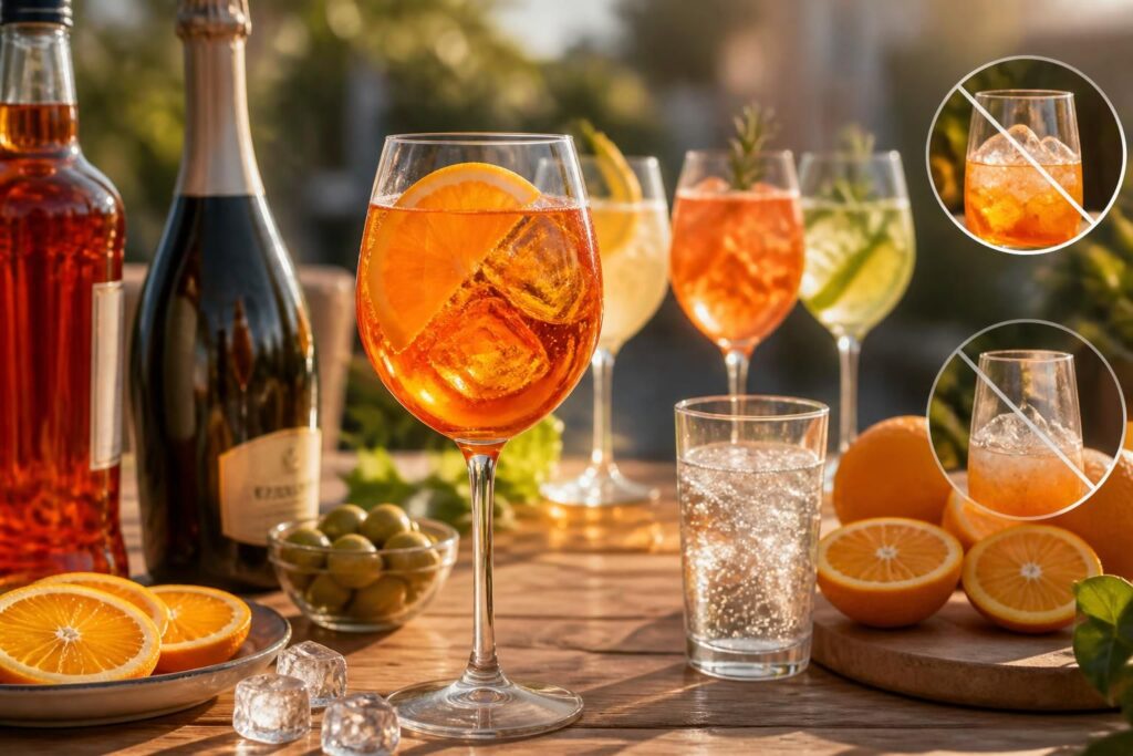 découvrez comment préparer le spritz parfait avec notre recette facile, explorez des variantes savoureuses et apprenez les erreurs courantes à éviter pour un cocktail réussi à chaque fois.