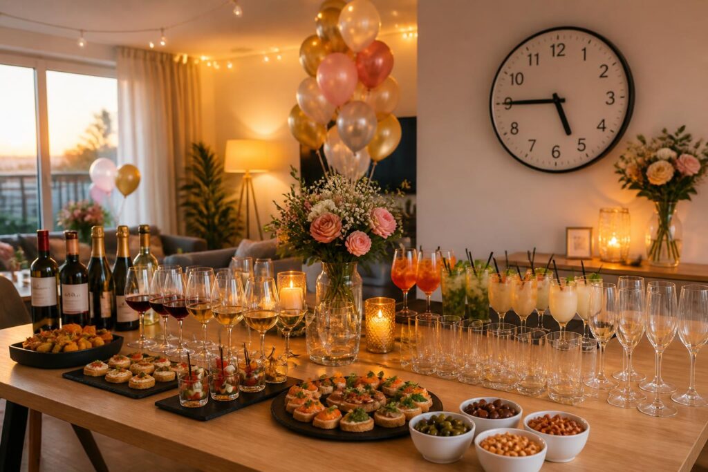 découvrez nos conseils pour organiser une fête réussie chez vous : astuces déco, gestion du timing, choix des boissons et estimation des quantités pour un événement parfait.