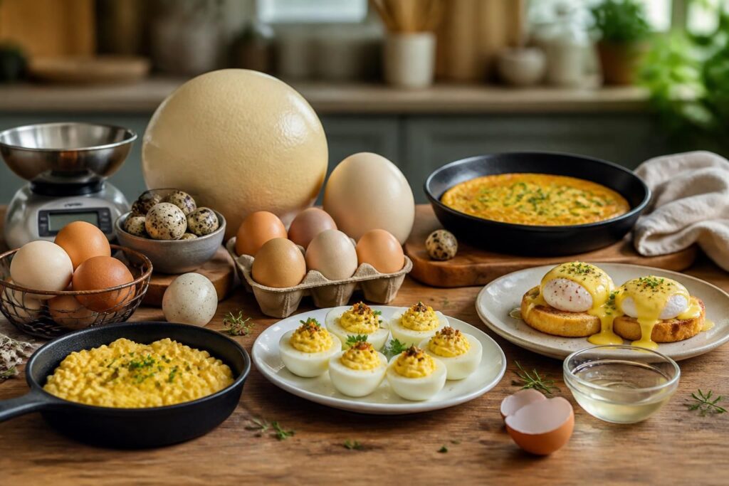 découvrez des recettes savoureuses et des astuces pratiques pour cuisiner avec différents types d'œufs, du poulet à l'oie, et sublimer vos plats au quotidien.